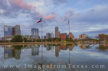 Austin Skyline December Evening 1
