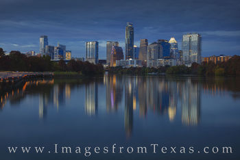 Austin Skyline November Evening 1124-1