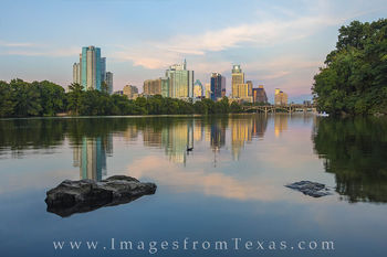 Austin Skyline in August 2