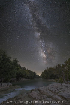 Barton Creek Under the Milky Way 1
