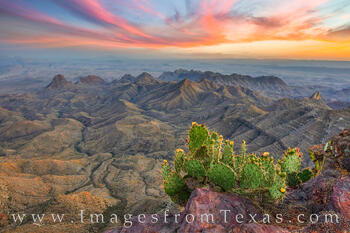 Big Bend South Rim at Sunset 2