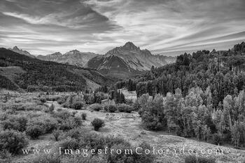 Black and White of Mount Sneffels 1