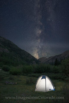 Camping under the Milky Way 1