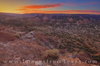 Capitol Peak Sunrise - Palo Duro Canyon 1125-1