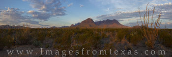 Chisos Mountains November Morning Panorama 1