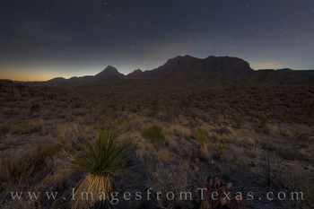 Chisos Mountains before Dawn 1