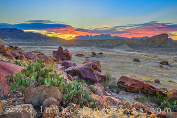 Chisos Sunrise from Indian Head 301-1