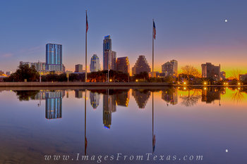 Cityscape of Austin Reflection