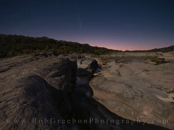Comet Tsuchinshan ATLAS over the Hill Country 1