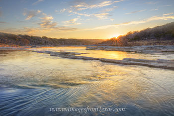 February Sunrise on the Pedernales River 2