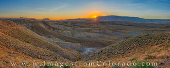 First Light over the Grand Mesa 710-1