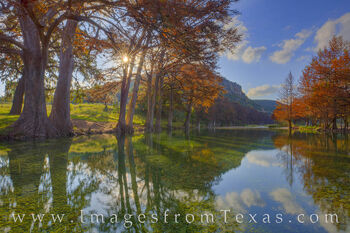 Frio River Autumn Sunset 1