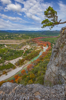 Frio River in Fall from Old Baldie 1114-1