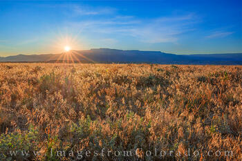 Golden Sunrise over the Grand Mesa 1