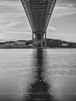 Gothenburg - Beneath Älvsborgsbron Black and White 1