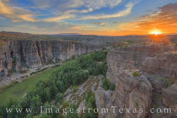 Hot Springs Canyon Sunset, Big Bend 309-1