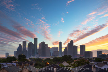 Houston Skyline Images - Sunrise