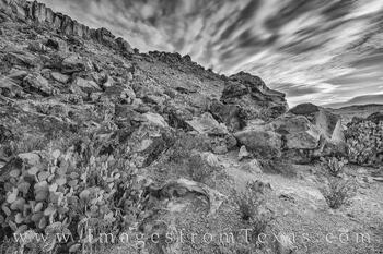 Indian Head Morning in Black and White 301-1