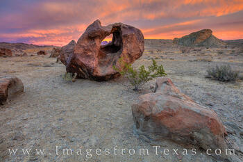 Indian Head Sunset - Big Bend NP 228-1