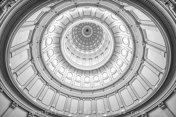 Interior Dome Black and White 1
