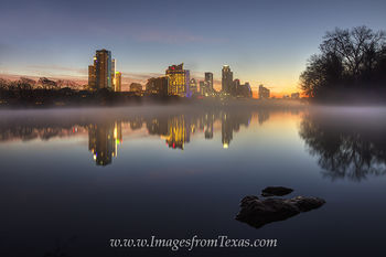 January Sunrise in Austin, Texas 1