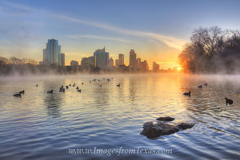 January Sunrise in Austin Texas 5