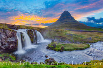 Kirkjufell under the Midnight Sun 3