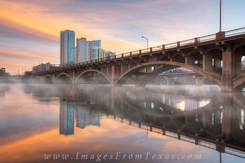 Lady Bird Lake - Lamar Bridge Sunrise 1