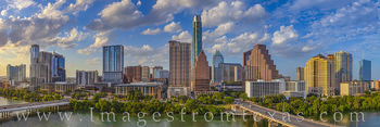 Late July Afternoon Panorama - Austin, Texas 728-1