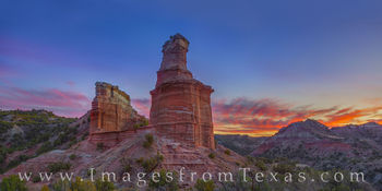 Lighthouse at Sunset Panorama 11-1