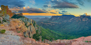 Lost Mine Evening Panorama 1, BBNP