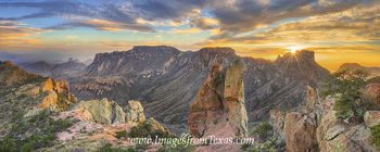 Lost Mine Trail Sunset Panorama 2 Big Bend