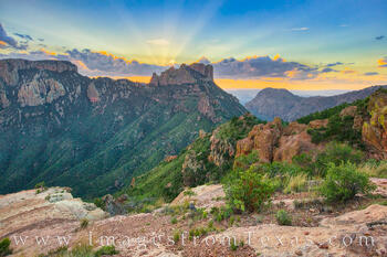 Lost Mine and Juniper Canyon Sunset 107-1