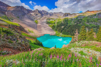 Lower Blue Lake on a Summer Afternoon 726-1