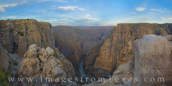 Mariscal Canyon Afternoon Panorama, Big Bend NP 2