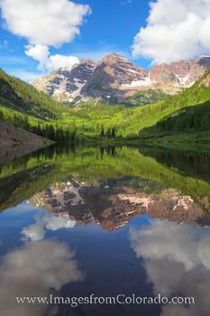 Maroon Bells Morning Reflections 1