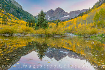 Maroon Bells October Sunset 102-1