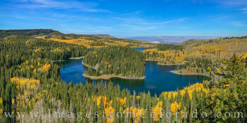 Mesa Lake Fall Afternoon Pano 105-1