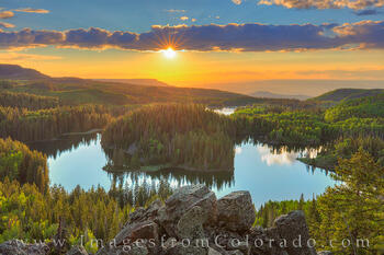 Mesa Lake at Sunset 708-1