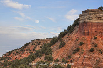 Moonrise over Palo Duro Canyon 2