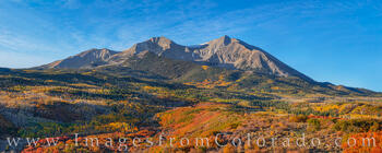 Mount Sopris Autumn Morning Panorama 2