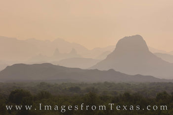Mule Ears and Cerro Castellan Morning, Big Bend NP 1