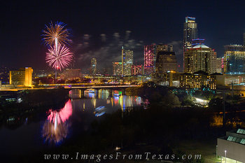 New Year's Eve and the Austin Skyline 1