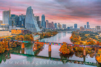 November Sunrise, Downtown Austin 11-1