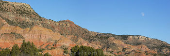 Palo Duro Canyon Moon Rising 1