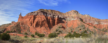Palo Duro Canyon Morning Glow Panorama