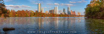 Panorama of Austin Autumn  from Lou Neff