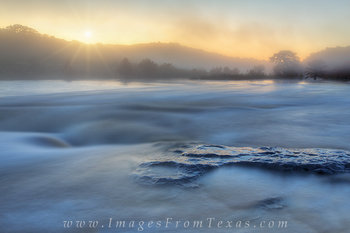 Pedernales Falls Images - Misty Morning 