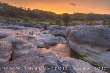Pedernales Falls Summer Sunrise 818-1