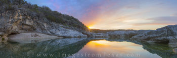 Pedernales River Panorama at Sunrise 1